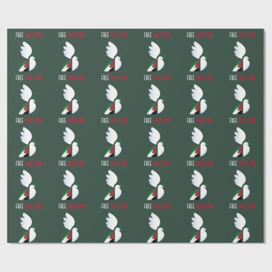 Papier Cadeau Libérer la Palestine (Plat)