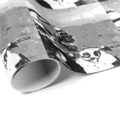 Papier Cadeau Liberté de Snowmobile (Coin rond)