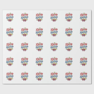 Papier Cadeau Liberté et limonade patriotique Lemon Vector T-shi