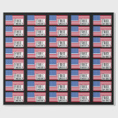 Papier cadeau Liberté pour l'Amérique (Plat)