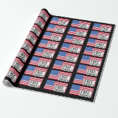 Papier cadeau Liberté pour l'Amérique (Déroulé)