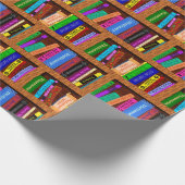 Papier Cadeau Library Book (Coin)
