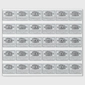 Papier Cadeau Licence Accordéon (Plat)