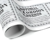 Papier Cadeau Licence Accordéon (Coin rond)