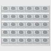 Papier Cadeau Licence basse (Plat)