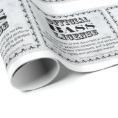 Papier Cadeau Licence basse (Coin rond)