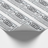 Papier Cadeau Licence Clarinet (Coin)