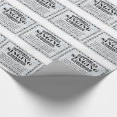 Papier Cadeau Licence de chant (Coin)