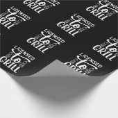 Papier Cadeau Licence De Grill BBQ (Coin)