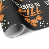 Papier Cadeau Licence de pilule Pharmacy Tech CPhT (Coin rond)