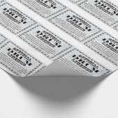 Papier Cadeau Licence de tambour (Coin)