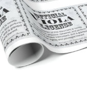 Papier Cadeau Licence de viola (Coin rond)