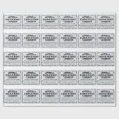 Papier Cadeau Licence Harpsichord (Plat)