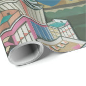 Papier Cadeau Licorice alltrie collage 3D en daim (Coin rond)