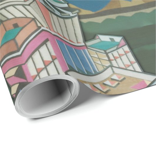 Papier Cadeau Licorice alltrie collage 3D en daim (Coin rond)