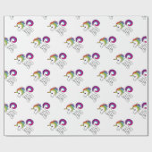 Papier Cadeau Licorne (Plat)