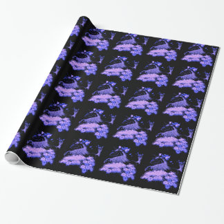 PAPIER CADEAU LICORNE DE NOËL