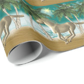 Papier Cadeau Licorne espiègle (Coin rond)