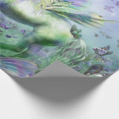 Papier Cadeau licorne et papillons (Coin)