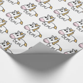 Papier Cadeau Licorne heureuse ! (Coin)