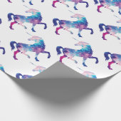 Papier Cadeau Licorne magique scintillante (Coin)
