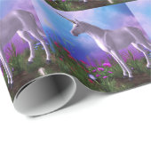 Papier Cadeau Licorne majestueuse (Coin rond)