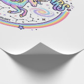 Papier Cadeau Licorne née sous les étoiles de licorne Impression (Coin)