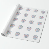 Papier Cadeau Licorne Pixel Licorne Puissance Conception Graphiq (Déroulé)