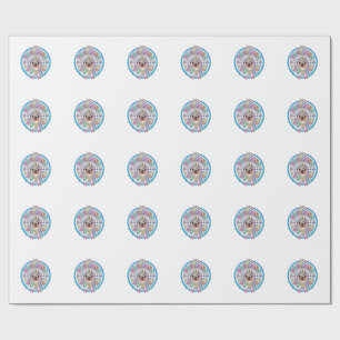 Papier Cadeau Licorne Pugicorn Puissance Drôle Cadeau Mignon Con