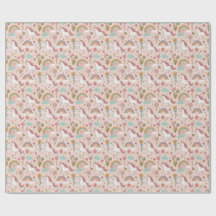 Licorne Rose Magique et Motif Enfants Arc-en-Ciel