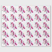 Papier Cadeau Licornes (Plat)