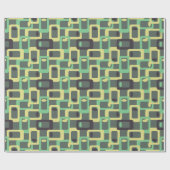 Papier Cadeau Lien de chaîne grise (Plat)