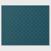 Papier Cadeau Lier Pixels Motif 01.LBlue. BG noir (Plat)