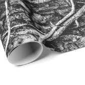 Papier Cadeau Lierre d'hiver (Coin rond)