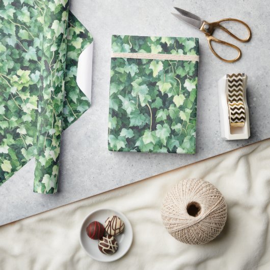 Papier Cadeau Lierre vert (Artisanat)