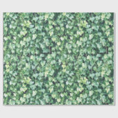 Papier Cadeau Lierre vert (Plat)