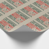 Papier Cadeau Life Happens Christmas Music Aide Funny Retro (Coin)