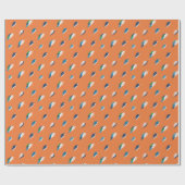 Papier Cadeau Lightning Bold Imprimer sur orange (Plat)