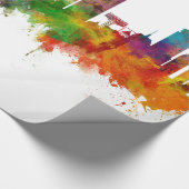 Papier Cadeau Ligne aérienne du Massachusetts de Boston (Coin)