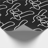 Papier Cadeau Ligne blanche de Devil Horns (Coin)