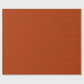 Papier Cadeau Ligne Chevron Noir sur Orange Lumineux (Plat)