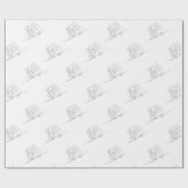 Papier Cadeau Ligne continue de chariot élévateur (Plat)