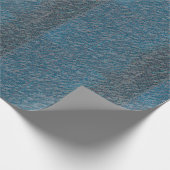 PAPIER CADEAU LIGNE MODERNE BLEU (Coin)
