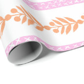 Papier Cadeau Lignes Berryvine (Coin rond)