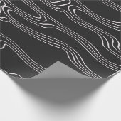 PAPIER CADEAU LIGNES BLANCHES FORMES MOTIF (Coin)