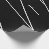 PAPIER CADEAU LIGNES BLANCHES SUR LE CHAMP PISTE (Coin)