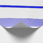 Papier Cadeau Lignes bleues (Coin)