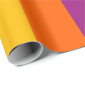 Papier Cadeau Lignes colorées (Coin rond)