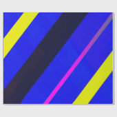 Papier Cadeau Lignes colorées (Plat)