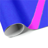Papier Cadeau Lignes colorées (Coin rond)